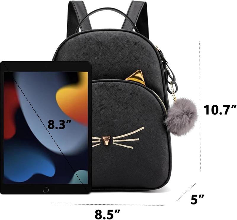 Mini Backpack for Girls Teens Women Small Cat Backpack Purse