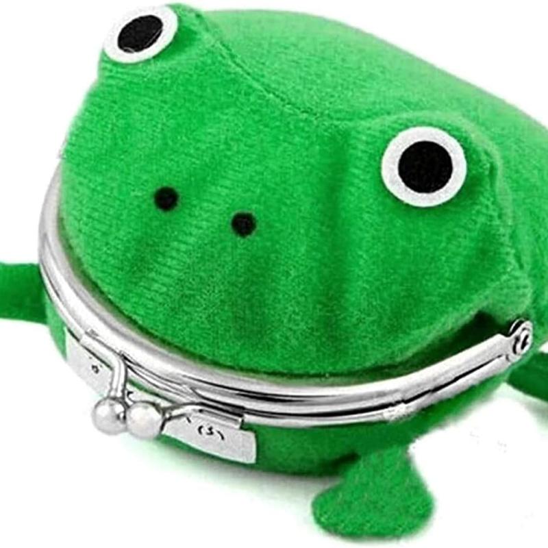 Anime Naruto Cosplay Plush Purses, Cartoon Animal Frog Coin Purses Coin Pouch Key Credit Card Holder Novelty Toy School Prize Present