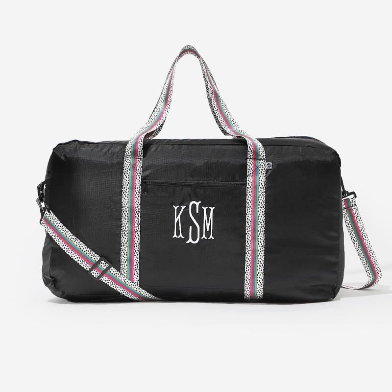 ML Marleylilly Monogrammed Packable Weekender Bag - Personalized Travel Gear