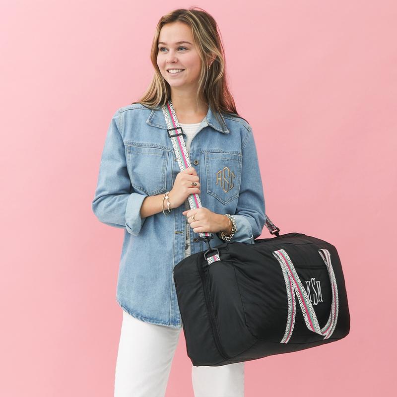 ML Marleylilly Monogrammed Packable Weekender Bag - Personalized Travel Gear