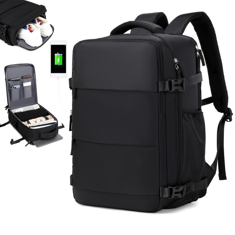 Spacious Traveler Backpack - Laptop Backpack for Men, Business Bag with Shoe Compartment and Multiple Pockets for Organization - Ideal for Outdoor Sports and Business Trips