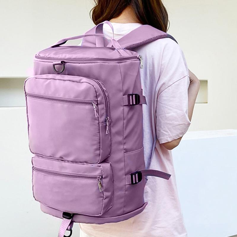 Travel Backpack for Women Men Waterproof Gym Backpack With Shoe Compartment Wet Dry Separation Bag Sports Bag