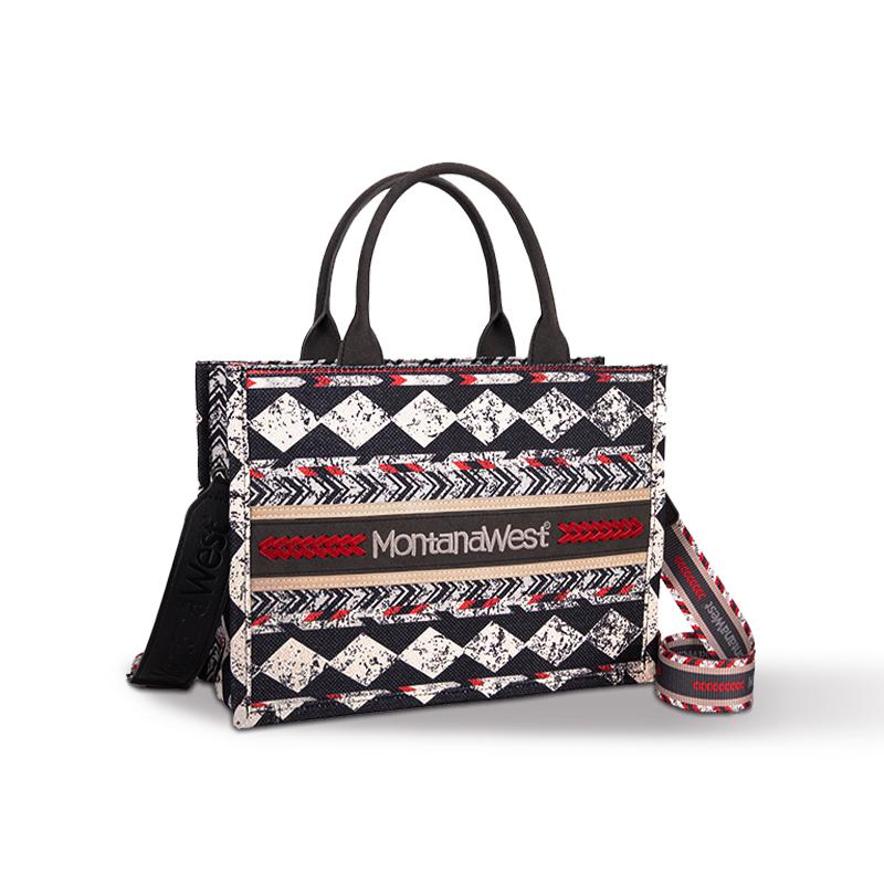 Montana West Southwestern Tote Bag - Rustic Tribal Design