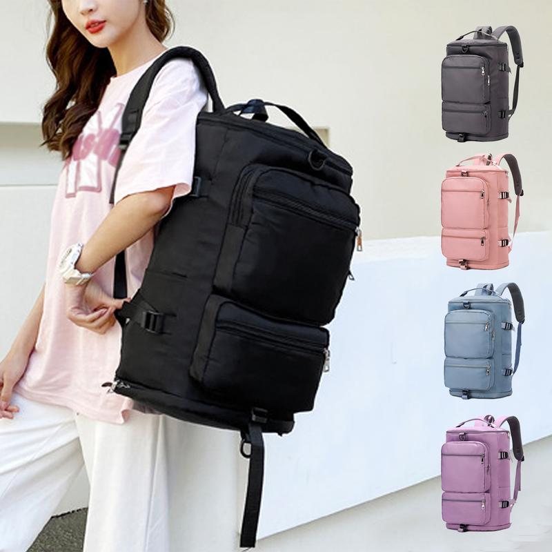 Travel Backpack for Women Men Waterproof Gym Backpack With Shoe Compartment Wet Dry Separation Bag Sports Bag