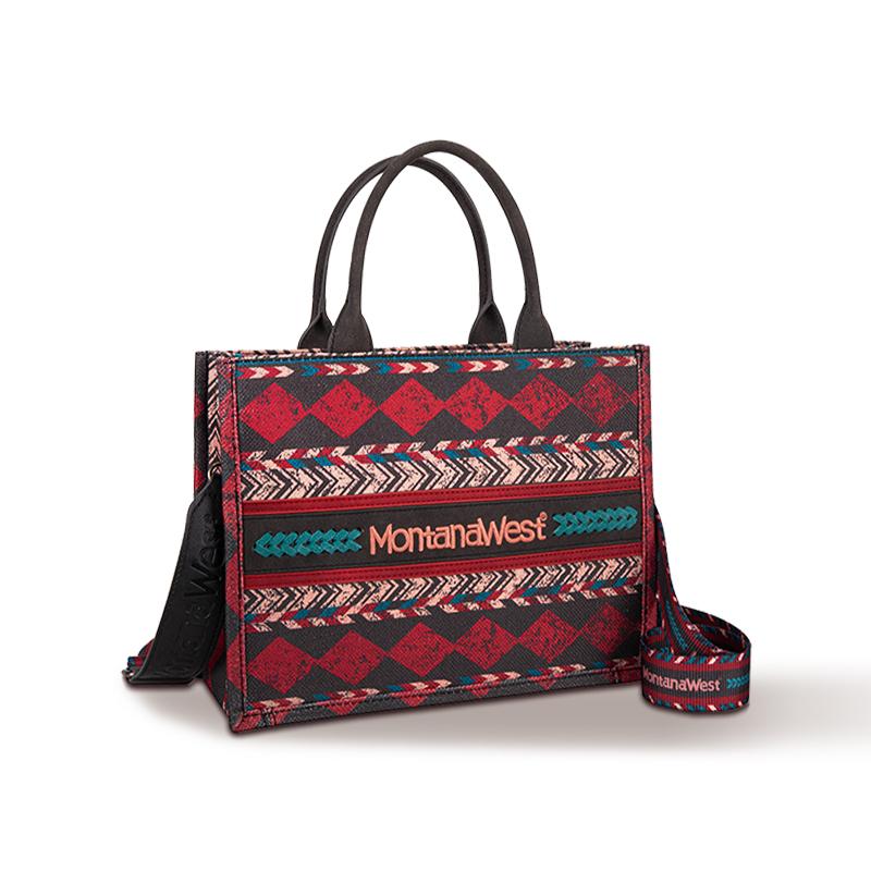 Montana West Southwestern Tote Bag - Rustic Tribal Design