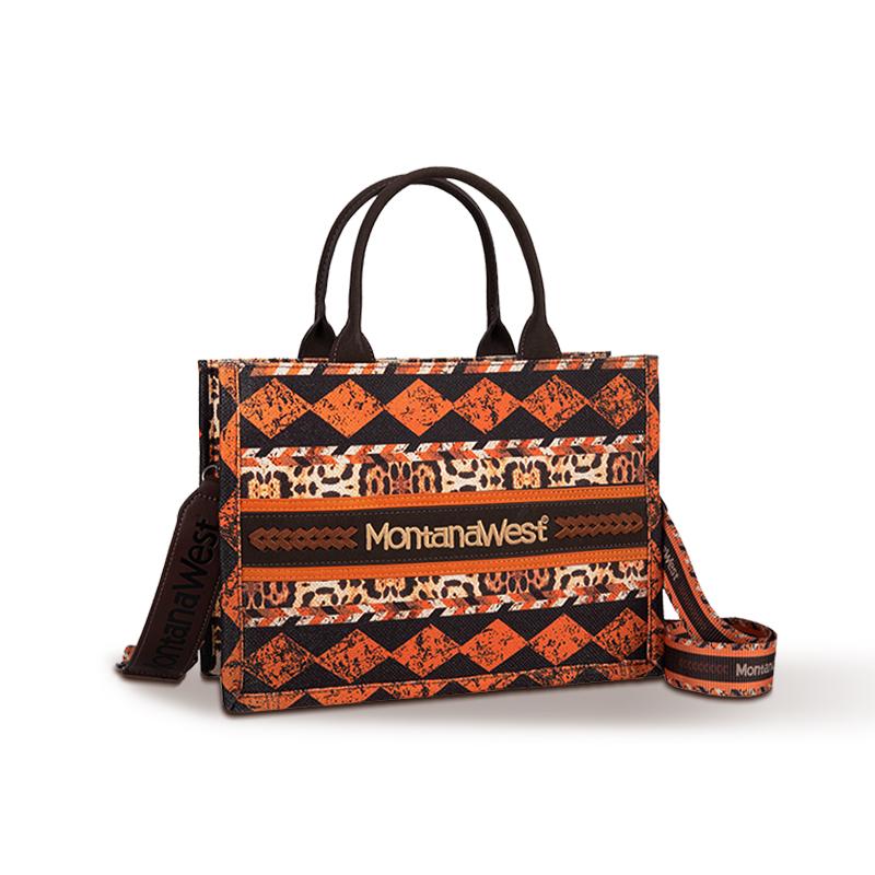 Montana West Southwestern Tote Bag - Rustic Tribal Design