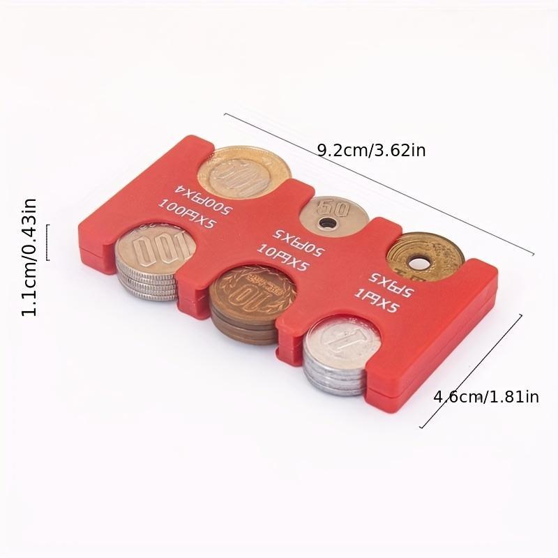 Portable Coin Storage Clip, 1 Count Mini Anti-lost Coin Wallet, Coin Storage Organizer for Home Office, Home Organizer