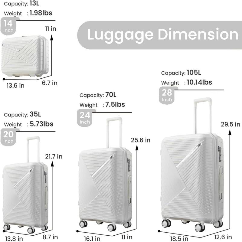 Luggage 4-Piece Set (14