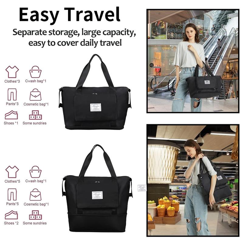 Foldable Travel Tote Bag for Women - Weekender Bags for Women, Item Travel Bag