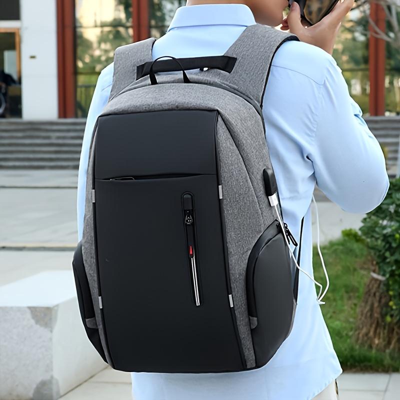 Fast shipping，Travel Laptop Backpack - Students, Commuters, Business Professionals, Travelers - Polyester, Casual, Adjustable, Zipper, USB - Suitable for College, Business, Travel