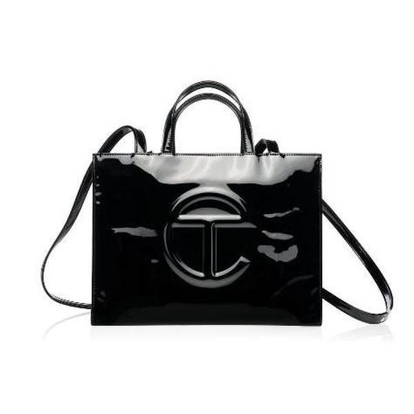 Telfar Medium Shopping Bag - Black Patent