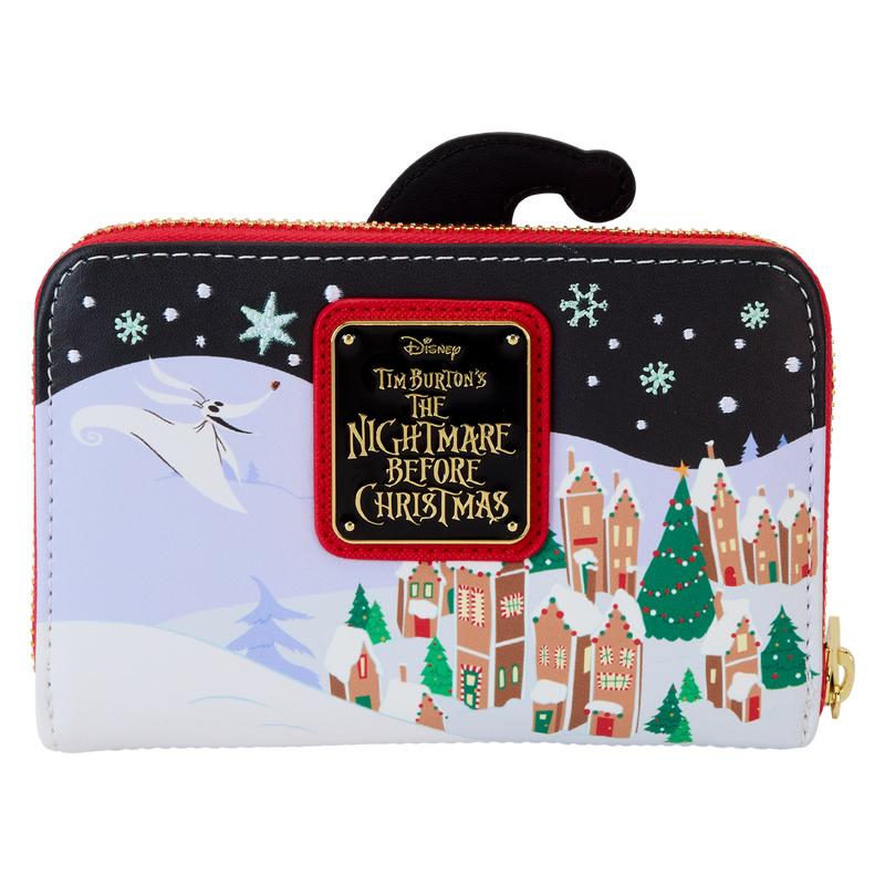 The Nightmare Before Christmas Candy Cane Carousel Zip Around Wallet