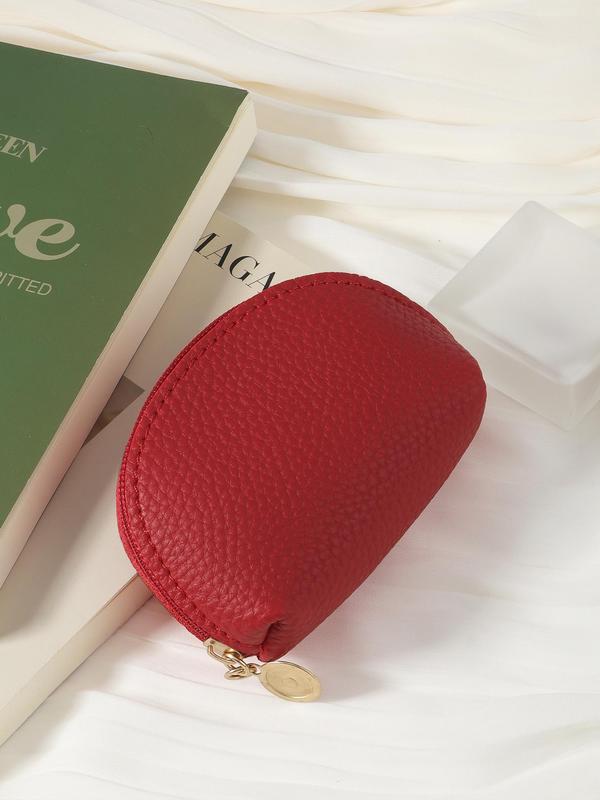 Women's Elegant Minimalist Zipper Wallet, Trendy Vintage Mini Coin Purse, Chic All-match Wallet for Daily Use for Women & Girls