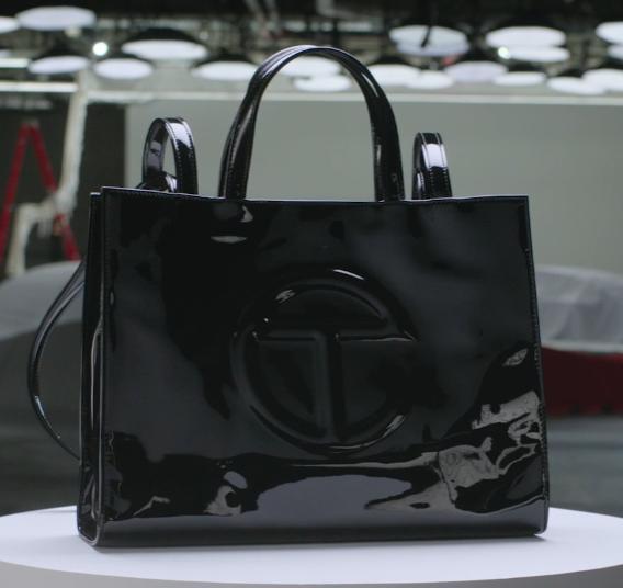 Telfar Medium Shopping Bag - Black Patent