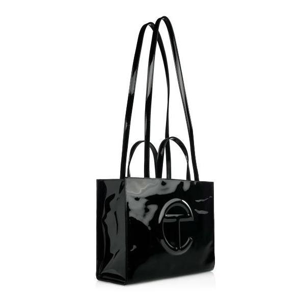 Telfar Medium Shopping Bag - Black Patent