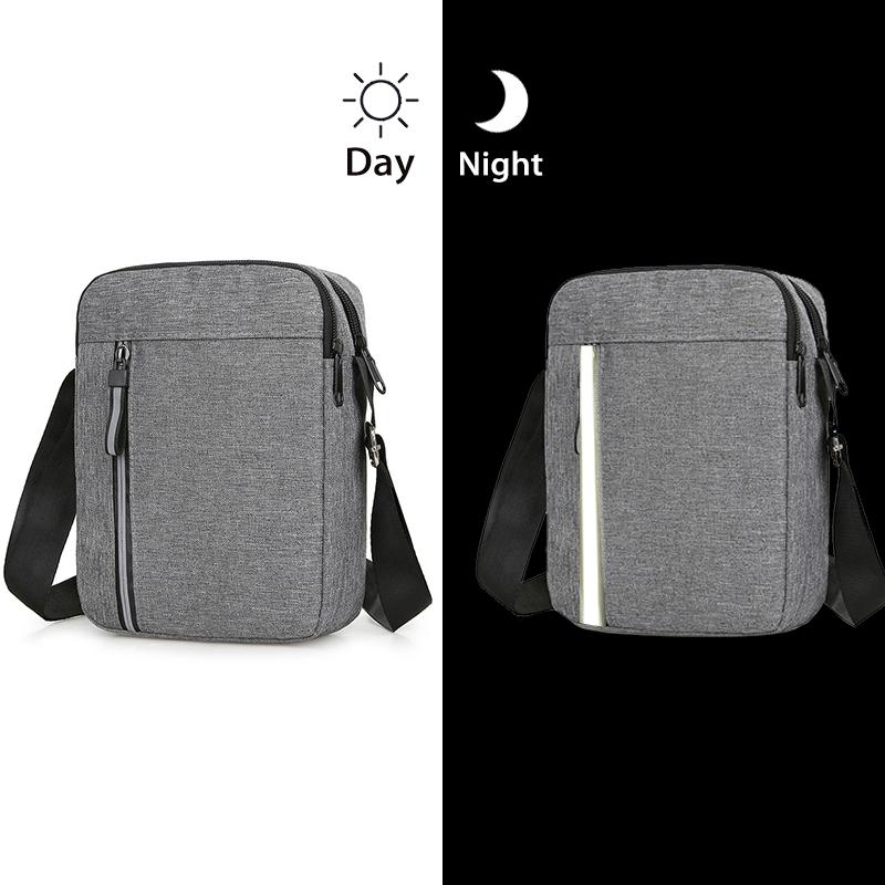 Men Fashion Crossbody Bags Casual Shoulder Bag for Men with Adjustable Shoulder Strap