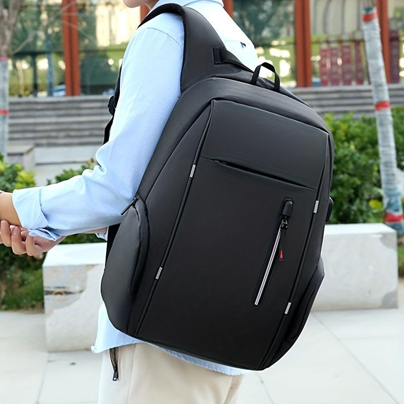 Fast shipping，Travel Laptop Backpack - Students, Commuters, Business Professionals, Travelers - Polyester, Casual, Adjustable, Zipper, USB - Suitable for College, Business, Travel