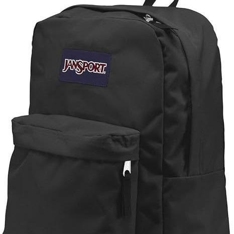 Classic fashion school backpack, black