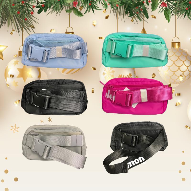 Everywhere Belt Bag for Unisex, Stylish Waist Pack with Adjustable Strap, Secure Zipper Pockets, Sleek Design, Ideal for Daily Use, Outdoor Activities