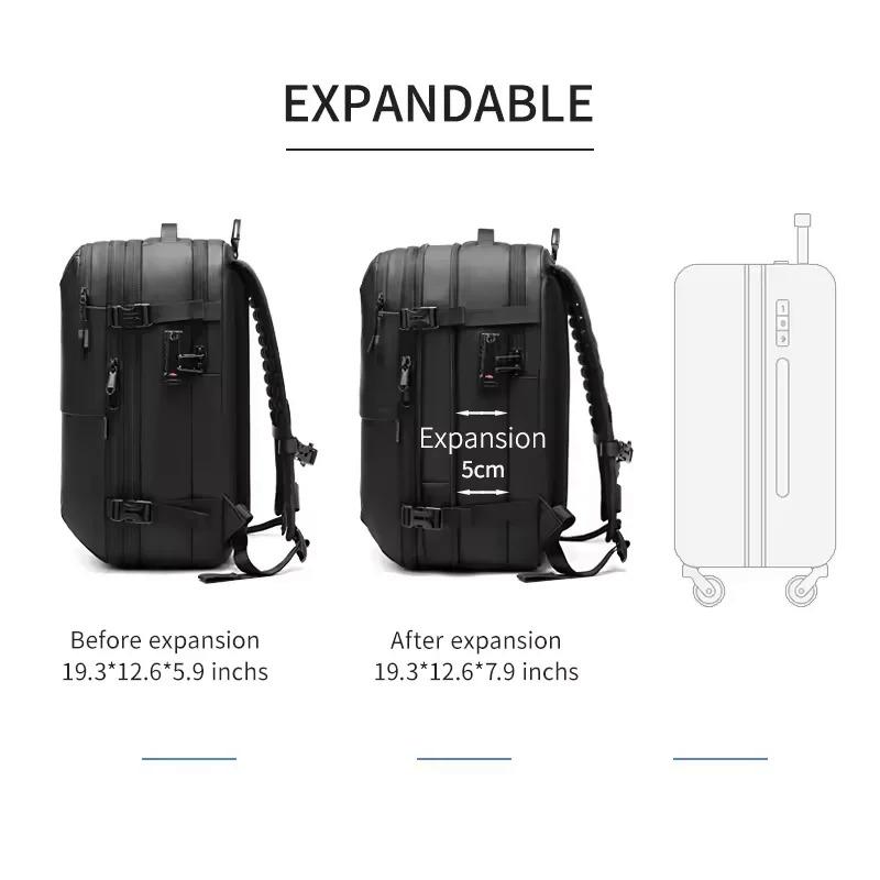 Custom Professional 2024 Backpack Vacuum Travel With Dry Wet Seperation TSA Lock Water Repellent 17 Laptop Backpack