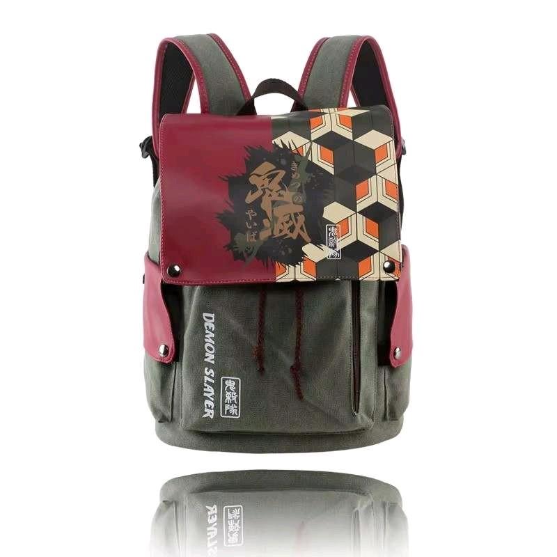 Anime Demon Slayer backpack student bag Kimetsu no Yaiba Nezuko, Tanjiro, Zenitsu