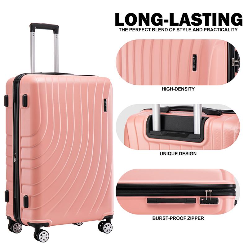 UIIMIII Luggage Sets 3 Piece with Hard-Shell, Expandable, Lightweight, 360 Spinner Wheels & TSA Lock