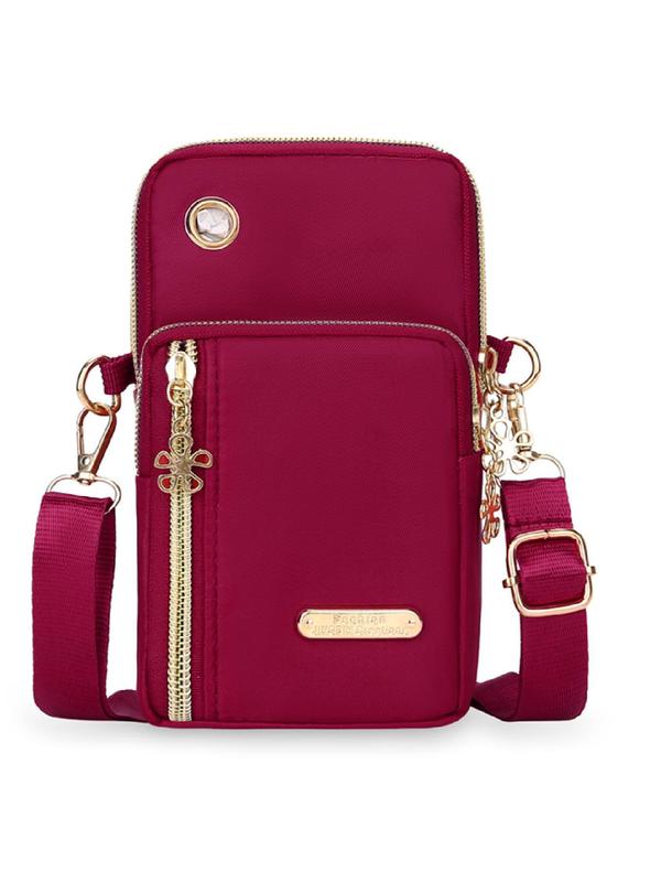 Women's Summer Casual Minimalist Phone Wallet Bag, Trendy Crossbody Bag, Chic All-match Crossbody Bag for Daily Use