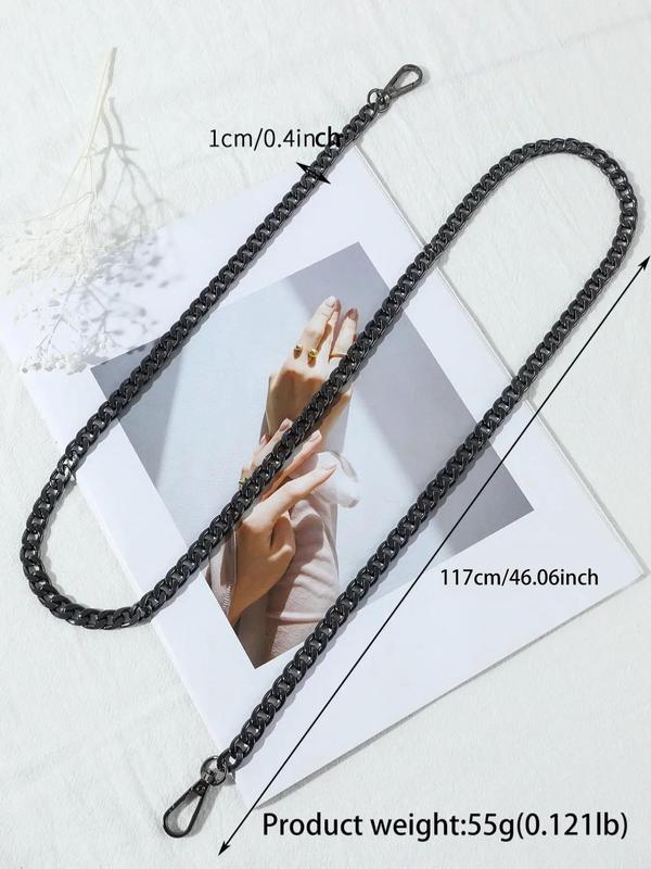 Women's Fashion Chain Strap for Bag, Casual Zinc Alloy Chain for Daily Use, Basic Trendy Versatile High-quality Daily Chain Bag Strap for Women & Men