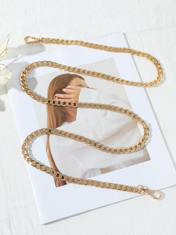 Women's Fashion Chain Strap for Bag, Casual Zinc Alloy Chain for Daily Use, Basic Trendy Versatile High-quality Daily Chain Bag Strap for Women & Men