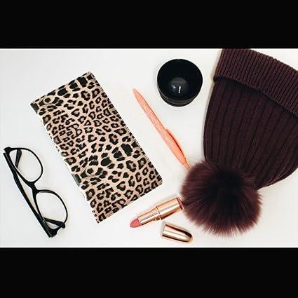 Premium Car Registration and Insurance Holder,Registration Insurance Card Holder of Leopard Print Looks Stylish,Glove Box Organizer Makes Your Documents In Order.