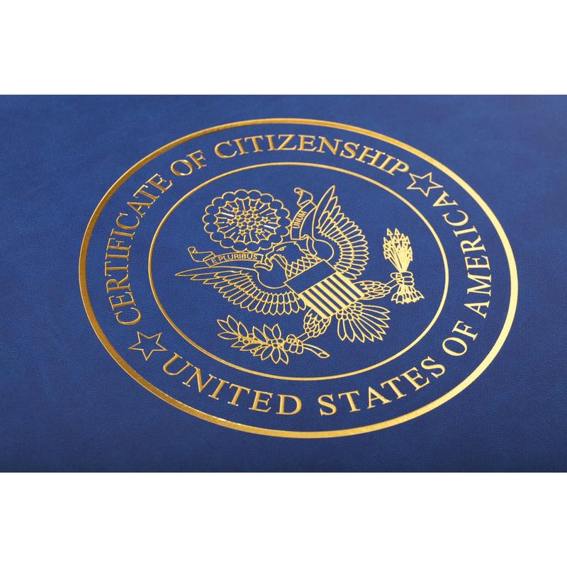 US Citizenship Certificate Holder - Gifts for New American Citizens