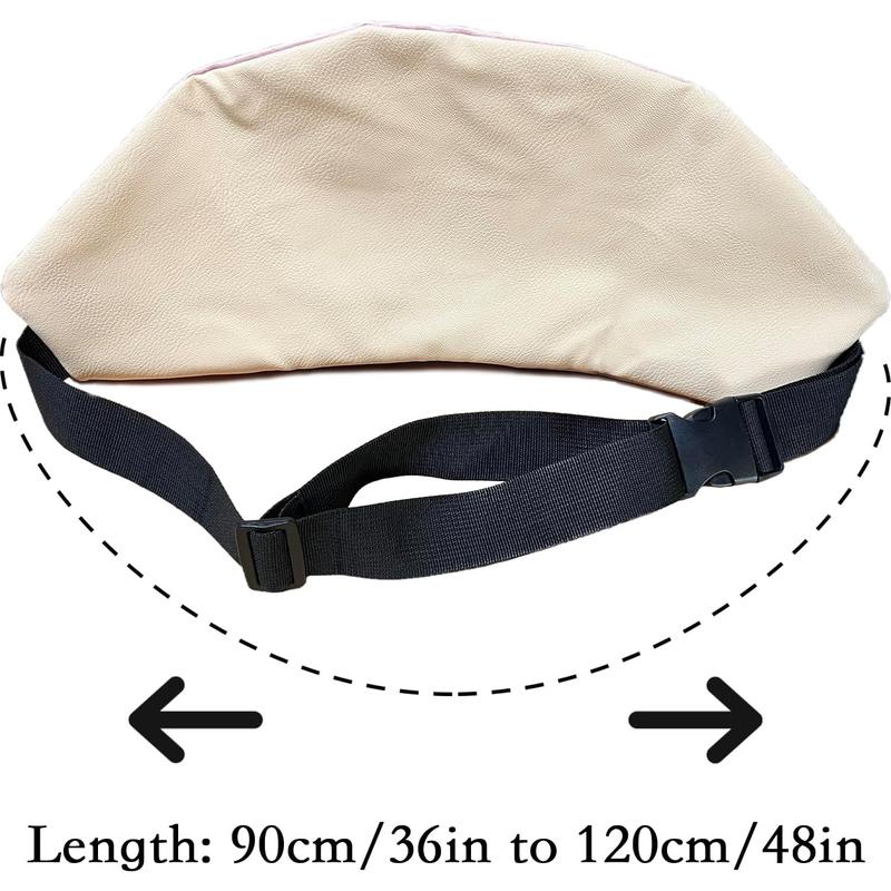 Jishi White Elephant Gifts for Adults, Funny Belly Fanny Pack Gag Gifts for Adults Men, Dad Waist Bag Hairy Beer Belly Fanny Pack, Christmas Stocking Stuffers for Men Women, Unique Birthday Gift Ideas Jishi