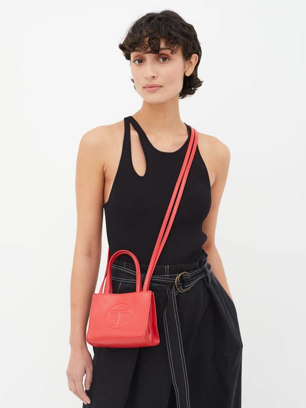 Telfar Small Red Shopping Bag