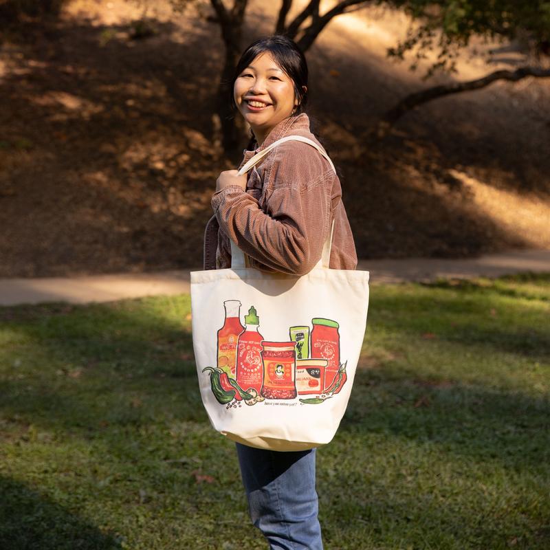 Asian Hot Sauces Tote Bag