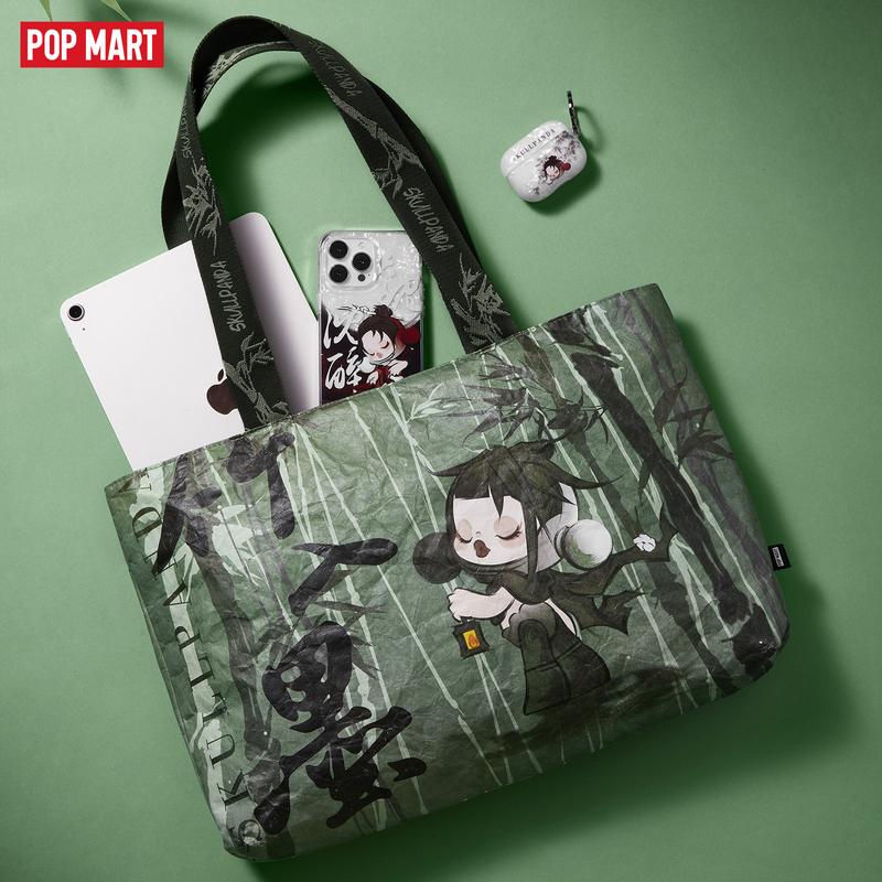 SKULLPANDA The Ink Plum Blossom Series-Tote Bag