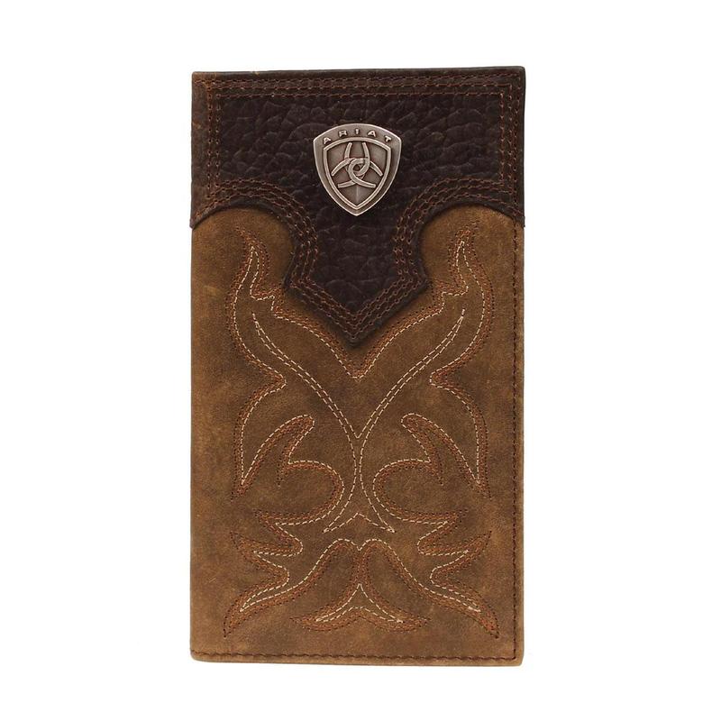 Casa Raul Ariat Rodeo Brown Boot Stitch - Accessories Wallet  - A3510844