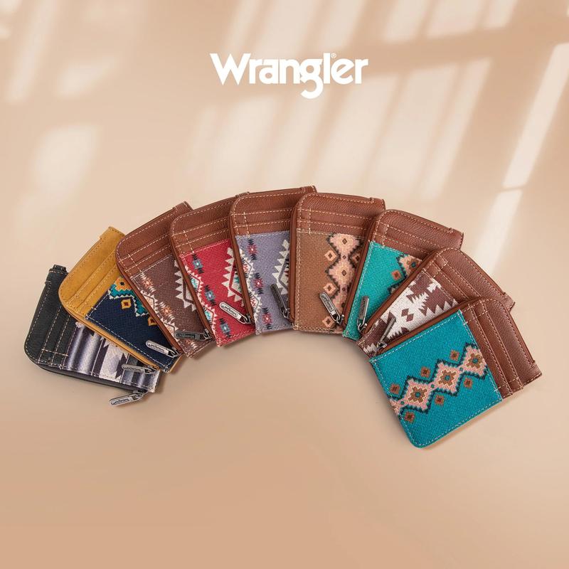 Wrangler Mini Zip Card Case - Multicolors