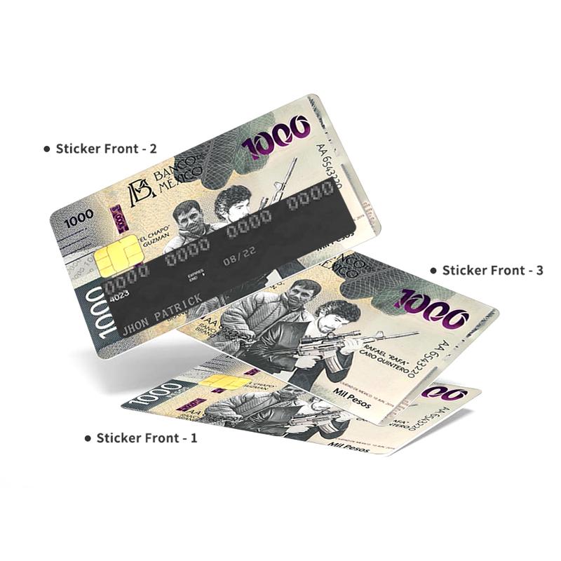 Don Joaquin y Rafa Caro Debit Credit Card Skin Covers