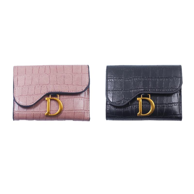 2024 Fashion Women Short Wallet Small Fashion Luxury Leather Purse Ladies Card Bag for Clutch