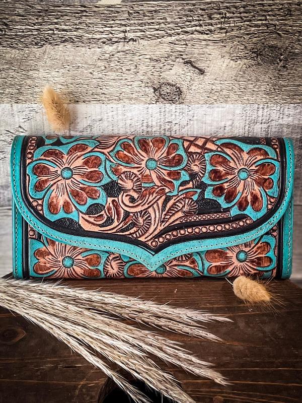 Myra Bag - Flower Crest Ridge Fanfold Wallet