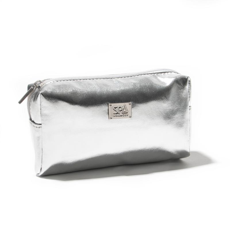 Silver Makeup Bag