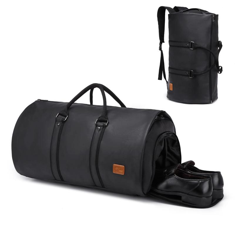 SEYFOCNIA Convertible Travel Garment Bag,Carry on Garment Duffel Bag for Men Women - 2 in 1 Hanging Suitcase Suit Business Travel Bag