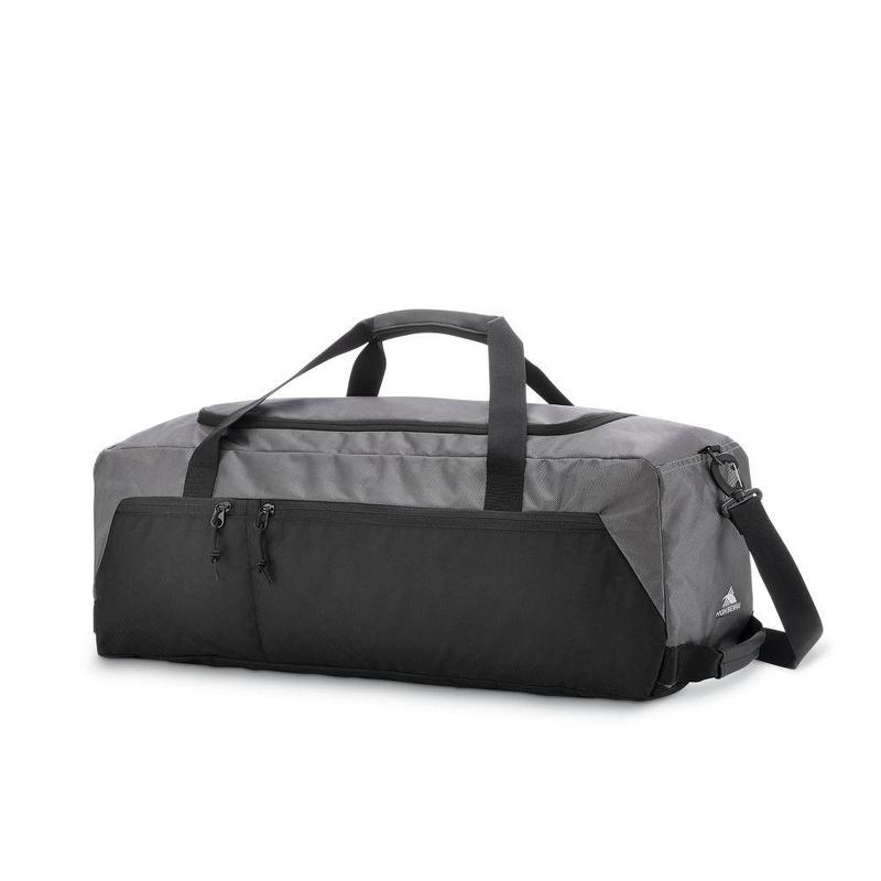 High Sierra 60L Essential Duffel Bag - Mercury Black