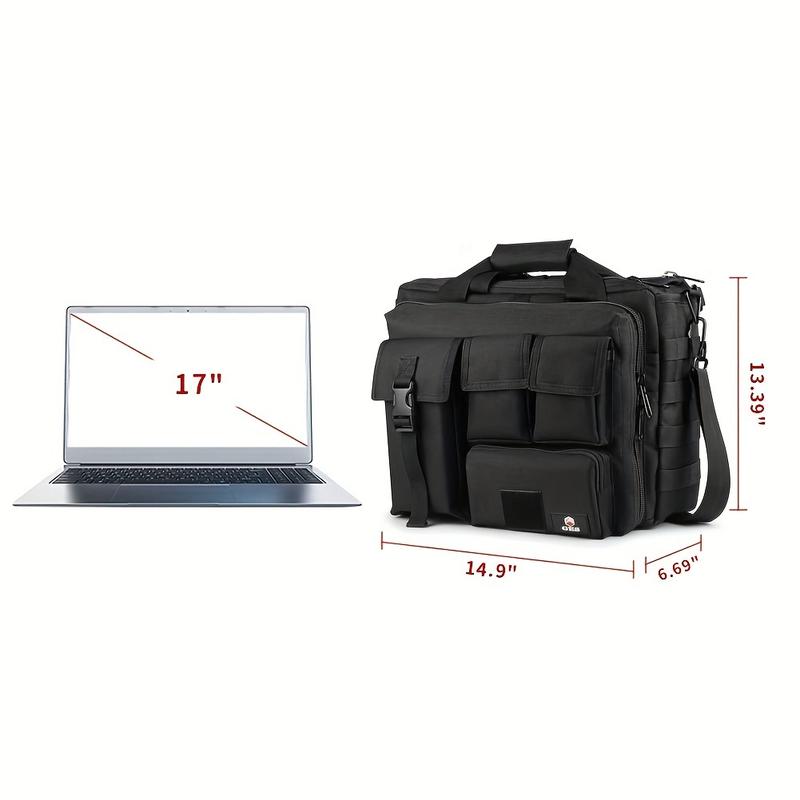 Tactical Messenger Bag, Men's Tactical Briefcase Military Laptop Bag Postman One-Shoulder Bag