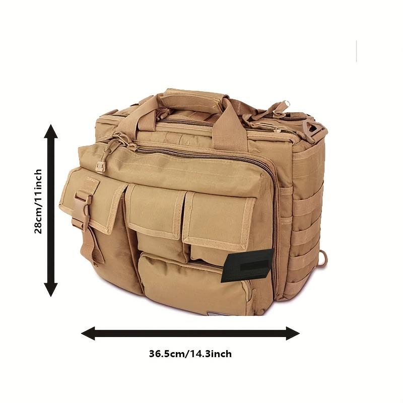 Tactical Messenger Bag, Men's Tactical Briefcase Military Laptop Bag Postman One-Shoulder Bag