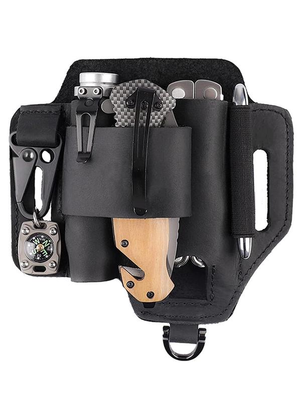 Men's Casual Solid Color Designer Belt Bag, 2024 Fall Fanny Pack, Multi-functional Waist Bag Work Bag, Outdoor Travel Essentials, Multitool Kits for Fishing Hunting Foraging, High-quality Daily Funny Bag Fall Outfits Fall Freshness