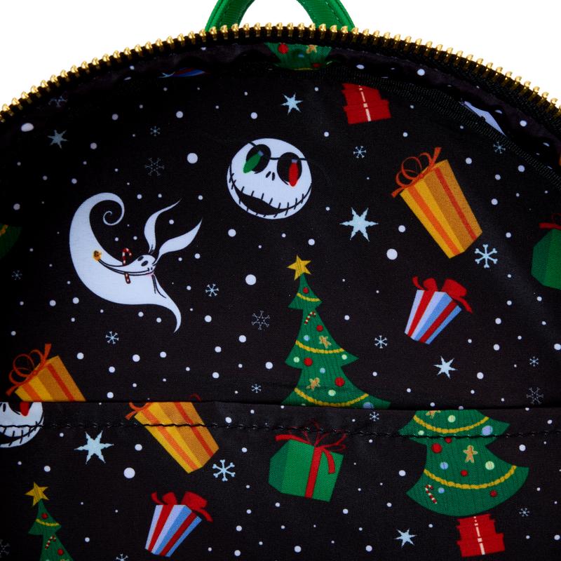 The Nightmare Before Christmas Candy Cane Carousel Glow Mini Backpack