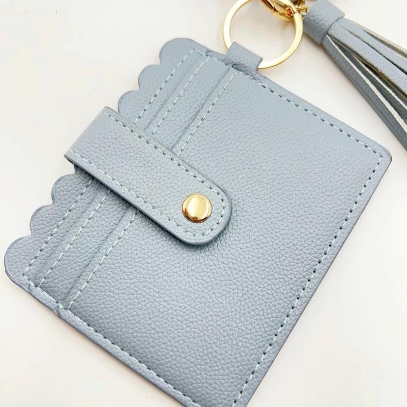 Wallet Wristlet with Silicone Bead Accessories