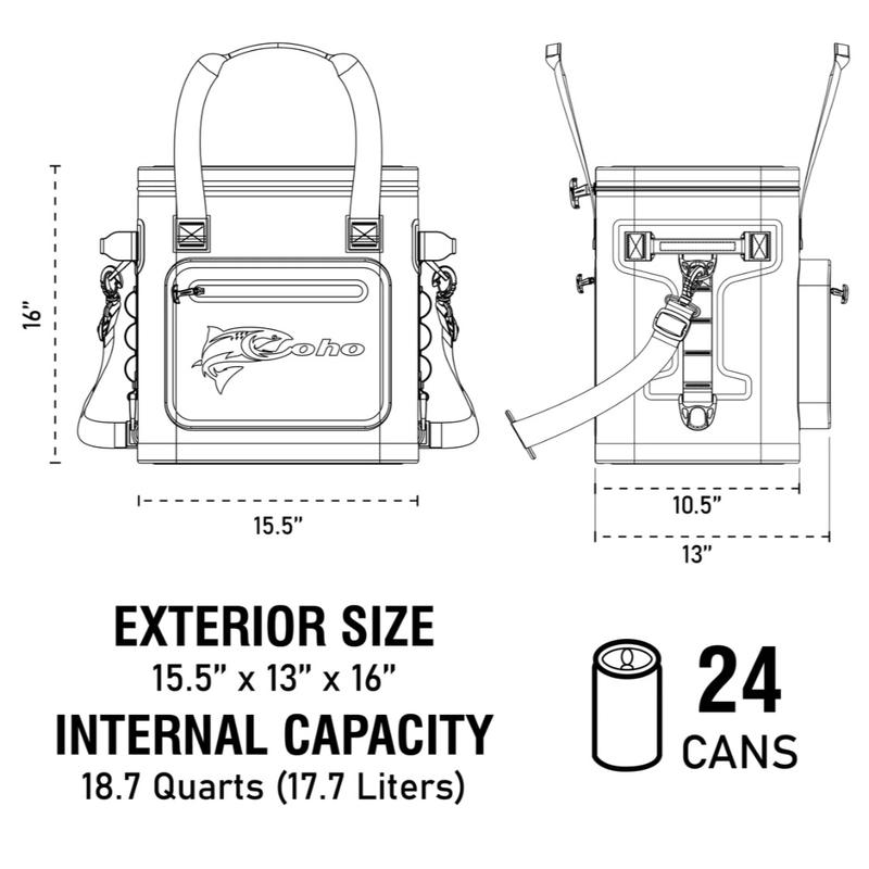 COHO 24CAN LEAKPROOF & WATERPROOF SOFT COOLER BAG