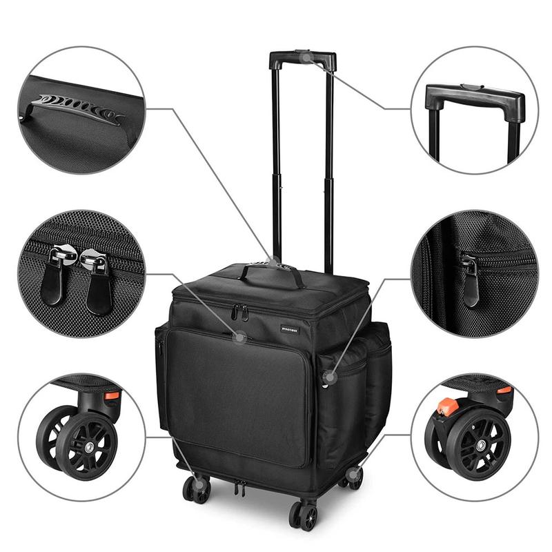 Byootique Portable HairStylist Travel Case with Wheels